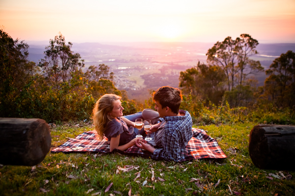 Enjoy the view from the nearby lookout